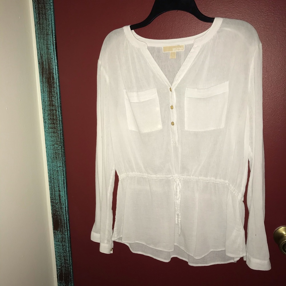 White Michael Kors Blouse